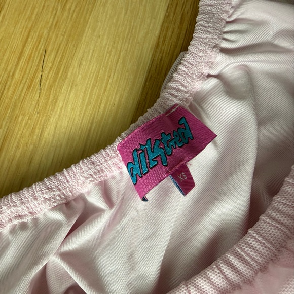 Edikted Pink Ruffle Blouse - Picture 3 of 4